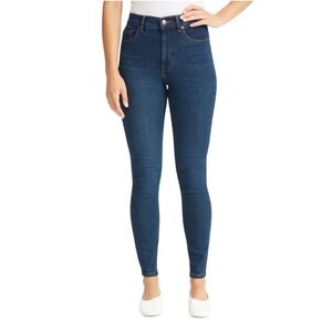 Everlane Women's Dark Wash Blue Stretch High Rise Skinny Ankle Jeans Size 28